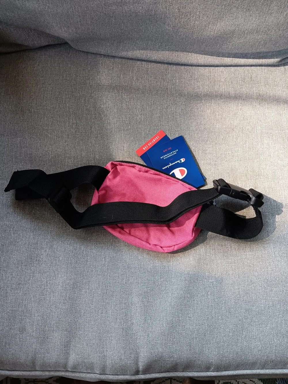 Champion City Waist fanny Pack Pink/Red Small Belt Bag CH1323 NWT